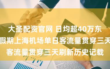 大圣配资官网 日均超40万东谈主次，春节假期上海机场单日客流量贯穿三天刷新历史记载