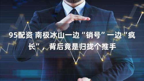 95配资 南极冰山一边“销号”一边“疯长”，背后竟是归拢个推手