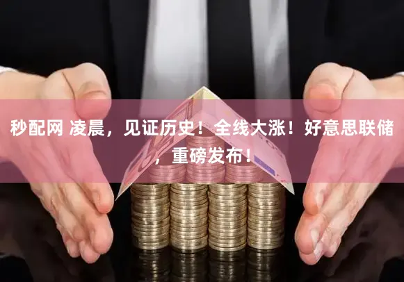 秒配网 凌晨，见证历史！全线大涨！好意思联储，重磅发布！