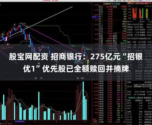 股宝网配资 招商银行：275亿元“招银优1”优先股已全额赎回并摘牌