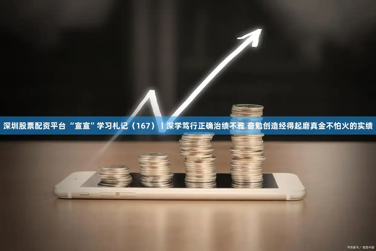 深圳股票配资平台 “宣宣”学习札记（167）丨深学笃行正确治绩不雅 奋勉创造经得起磨真金不怕火的实绩