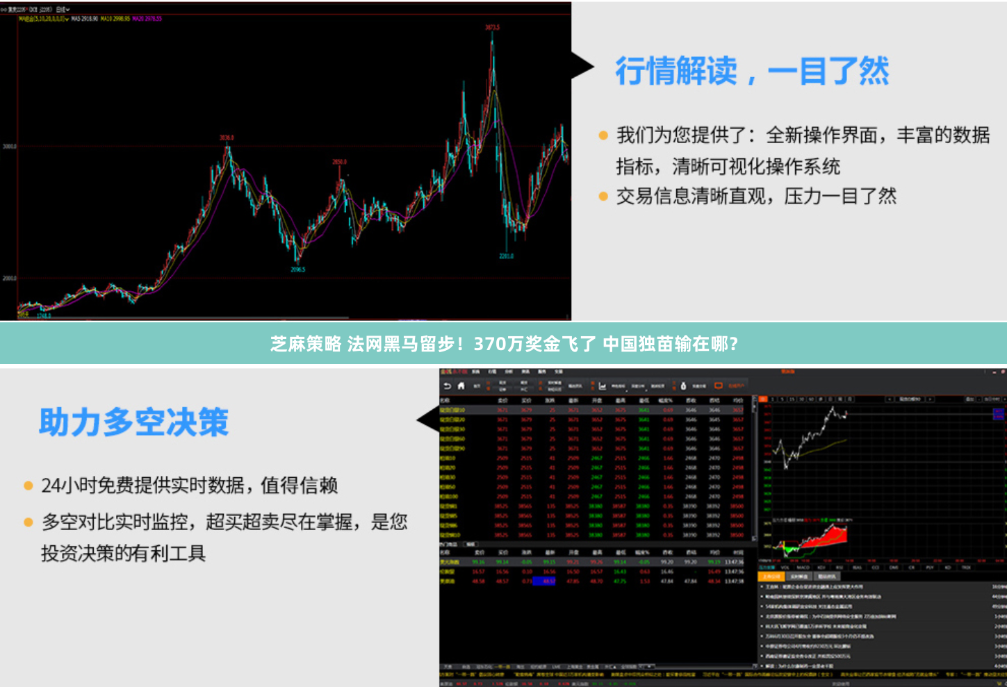 芝麻策略 法网黑马留步！370万奖金飞了 中国独苗输在哪？