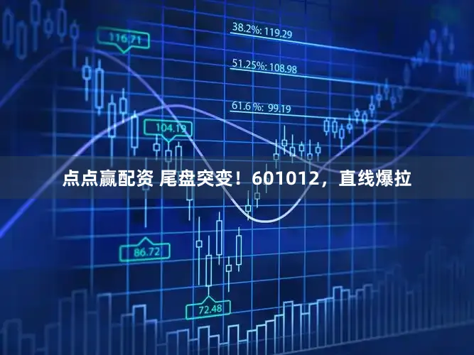 点点赢配资 尾盘突变！601012，直线爆拉