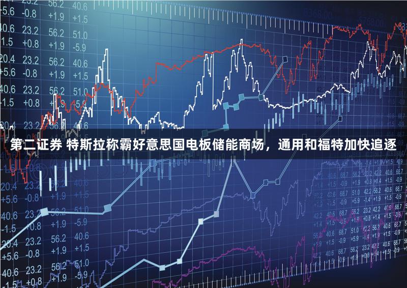 第二证券 特斯拉称霸好意思国电板储能商场，通用和福特加快追逐